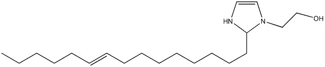 2-(9-Pentadecenyl)-4-imidazoline-1-ethanol Struktur