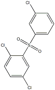 2,5-Dichlorophenyl 3-chlorophenyl sulfone Struktur