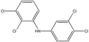 2,3-Dichlorophenyl 3,4-dichlorophenylamine Struktur