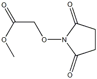 (2,5-Dioxo-1-pyrrolidinyloxy)acetic acid methyl ester Struktur