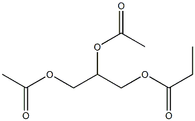 1,2,3-Propanetriol 1-propionate 2,3-diacetate Struktur