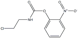 N-(2-Chloroethyl)carbamic acid o-nitrophenyl ester Struktur