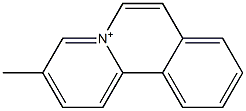 3-Methylbenzo[a]quinolizinium Struktur