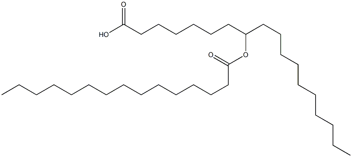 8-Pentadecanoyloxystearic acid Struktur