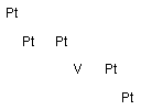 Vanadium pentaplatinum Struktur