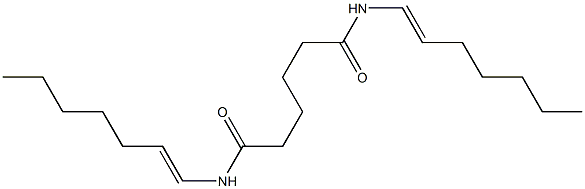 N,N'-Di(1-heptenyl)adipamide Struktur