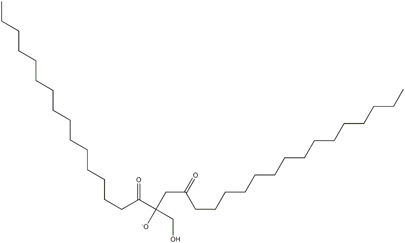 1,2-dipalmitoyl glyceride Struktur