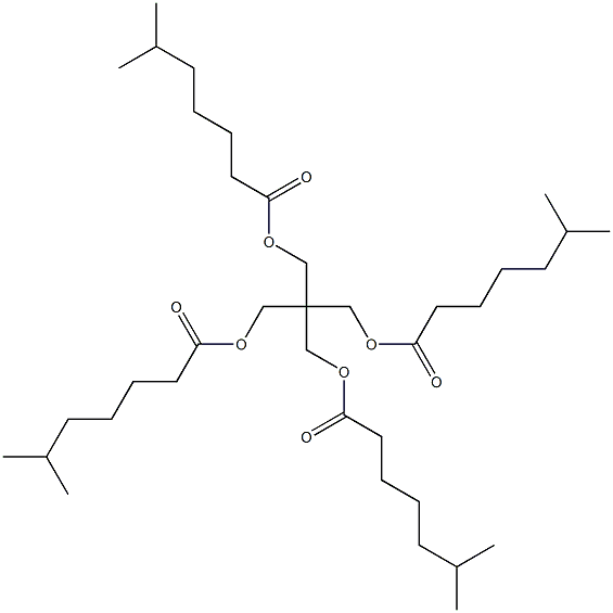 Pentaerythritol tetraisooctanoate Struktur