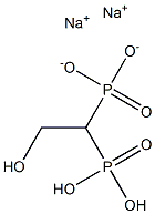 Hydroxyethylidene diphosphonic acid disodium salt Struktur