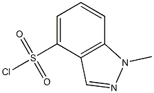 1-methyl-1H-indazole-4-sulfonyl chloride Struktur