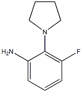 3-fluoro-2-(pyrrolidin-1-yl)benzenamine Structure