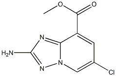 2-Amino-6-chloro-[1,2,4]triazolo[1,5-a]pyridine-8-carboxylic acid methyl ester