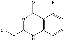 2-Chloromethyl-5-fluoro-1H-quinazolin-4-one Struktur