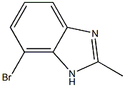 7-Bromo-2-methyl-1H-benzoimidazole Struktur