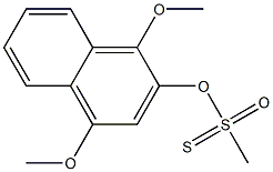 (1,4-Dimethoxynaphthalen-2-yl) Methanesulfonothioate Struktur