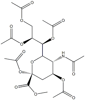 (1S,2R)-1-((2S,3R,4S,6R)-3-Acetamido-4,6-diacetoxy-6-(methoxycarbonyl)tetrahydro-2H-pyran-2-yl)propane-1,2,3-triyl Triacetate