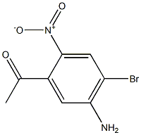 1-(5-Amino-4-bromo-2-nitro-phenyl)-ethanone Struktur