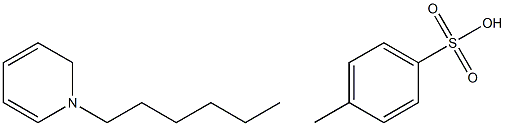 1-hexylpyridine p-toluenesulfonate Struktur