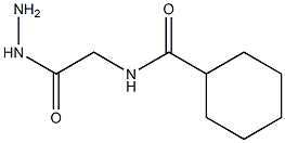 CYCLOHEXANECARBOXYLIC ACID HYDRAZINOCARBONYLMETHYL-AMIDE Struktur