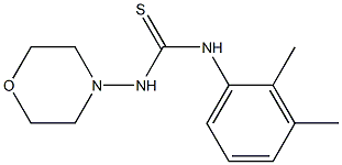 N-(2,3-DIMETHYLPHENYL)-N'-MORPHOLIN-4-YLTHIOUREA Struktur