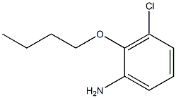 2-BUTOXY-3-CHLOROANILINE Struktur