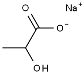 DL-LACTIC ACID SODIUM SALT SOLUTION, 50% IN WATER Struktur