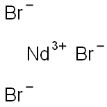 Neodymium(III) bromide Struktur