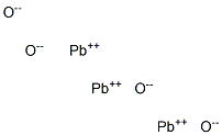 Trilead tetraoxide Struktur