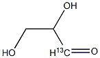 DL-Glyceraldehyde-1-13C Struktur