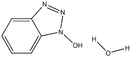 1-hydroxybenzo triazole Monohydrate Struktur