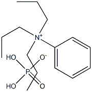 Tripropyl phenyl ammonium dihydrogen phosphate Struktur