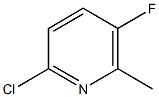 2-Chloro-5-fluoro-6-methylpyridine Struktur