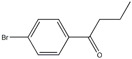 1-(4-Bromophenyl)-1-butanone Struktur