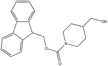 N-FMOC- piperidin-4-methanol Struktur