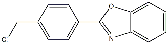 4- (benzoxazol-2-yl) benzyl chloride Struktur