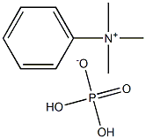 Phenyl trimethyl ammonium dihydrogen phosphate Struktur