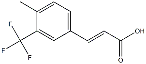 3-trifluoromethyl-4-methylcinnamic acid Struktur