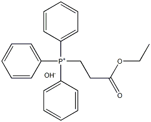 Ethoxycarbonylethyltriphenylphosphonium hydroxide Struktur