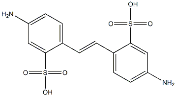 4,4'-diaminostilbene-2,2'-disulfonic acid Struktur