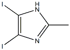 4,5-Diiodo-2-methylimidazole Struktur