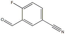 5-cyano-2-fluorobenzaldehyde Struktur