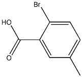 2-Bromo-5-methylbenzoic acid Struktur