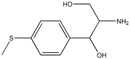 L-(-)-1-(4-methylthiophenyl)-2-amino-1,3-propanediol Struktur