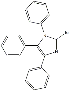 2-bromo-1-triphenyl-1H-imidazole Struktur