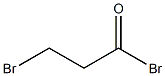 3-broMo-propionyl broMide Struktur