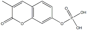 Methylumbelliferyl phosphate Struktur