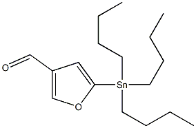 3-FORMYL-5-(TRIBUTYLSTANNYL)FURAN Struktur