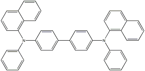 N,N'-Di(1-naphthyl)-N,N'-disphenylbenzidine Struktur