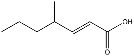 4-METHYL-2-HEPTENOIC ACID Struktur