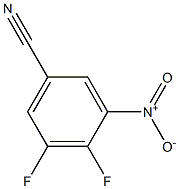 2,3-Difluoro-5-cyanonitrobenzene Struktur